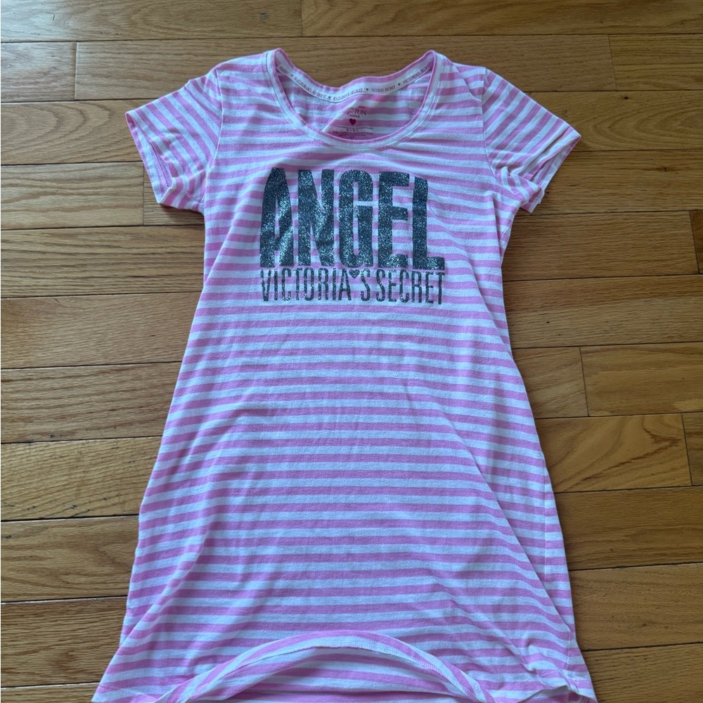 Victoria's Secret Pink and White Striped Lingerie Top